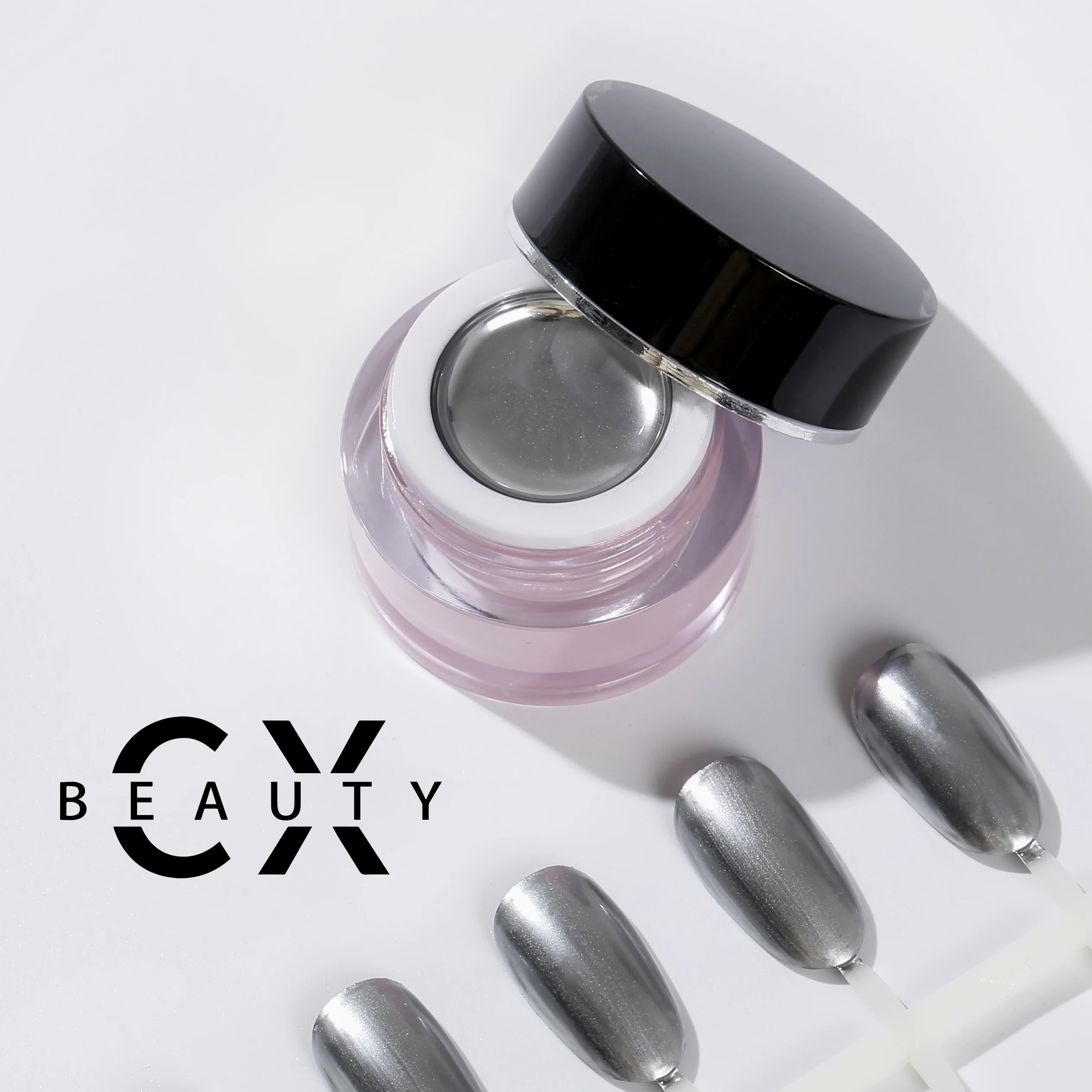 CX BEAUTY private label Metallic paint colors gel uv gel polish for nail art 8ml