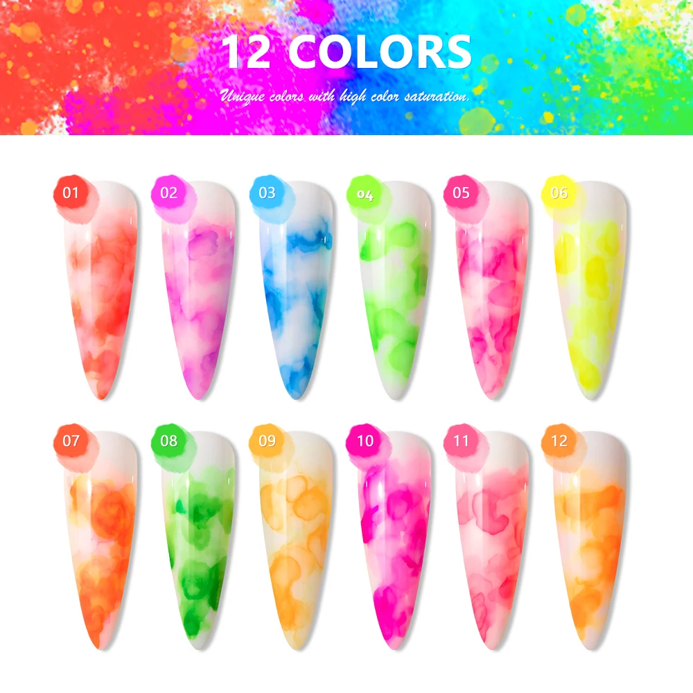 Free Sample OEM/ODM Neon Mable Ink for Nail Salon Professional Nail Supply