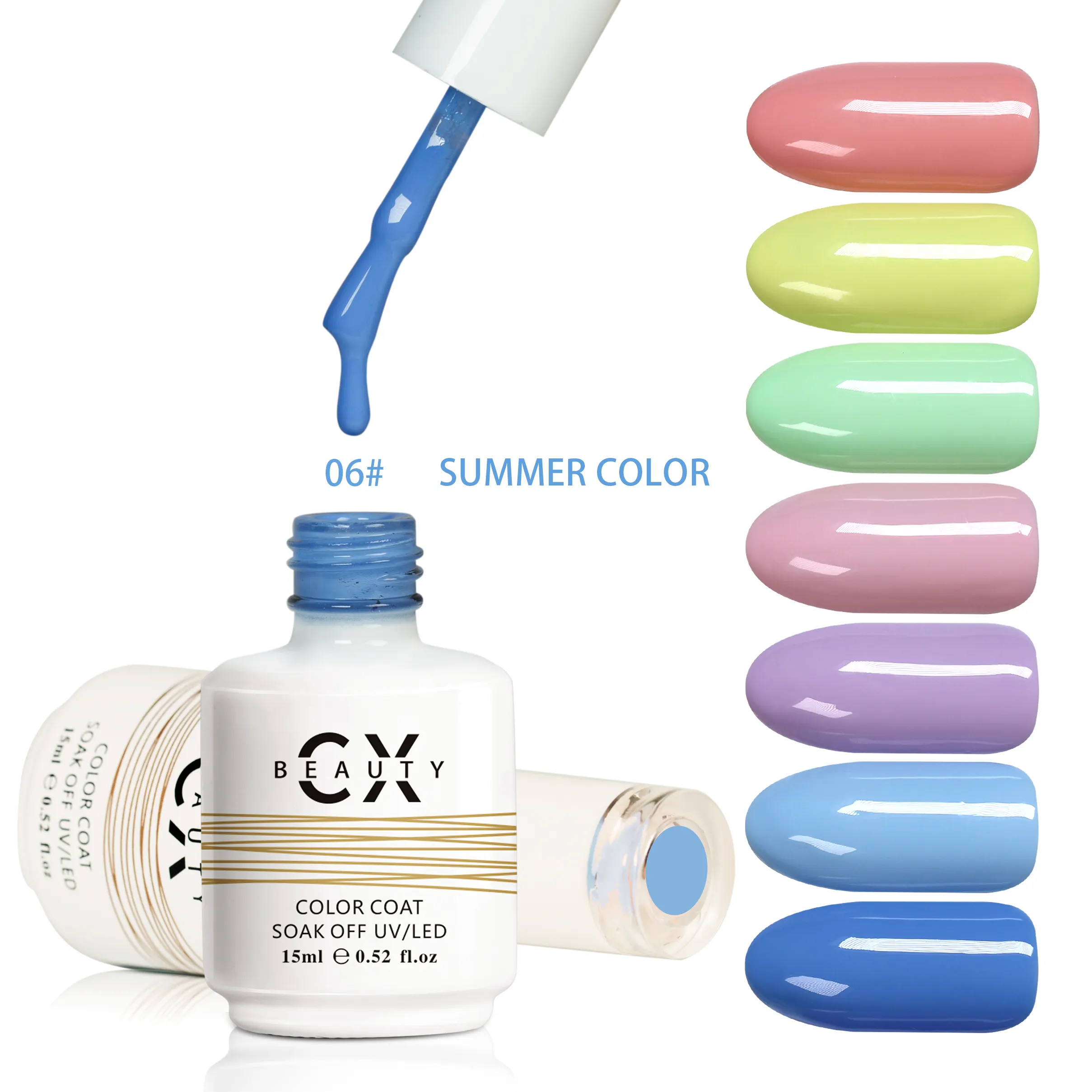 OEM/ODM UV gel polish sale in bulk 1056 colors Permanent gel enamel - Image 5