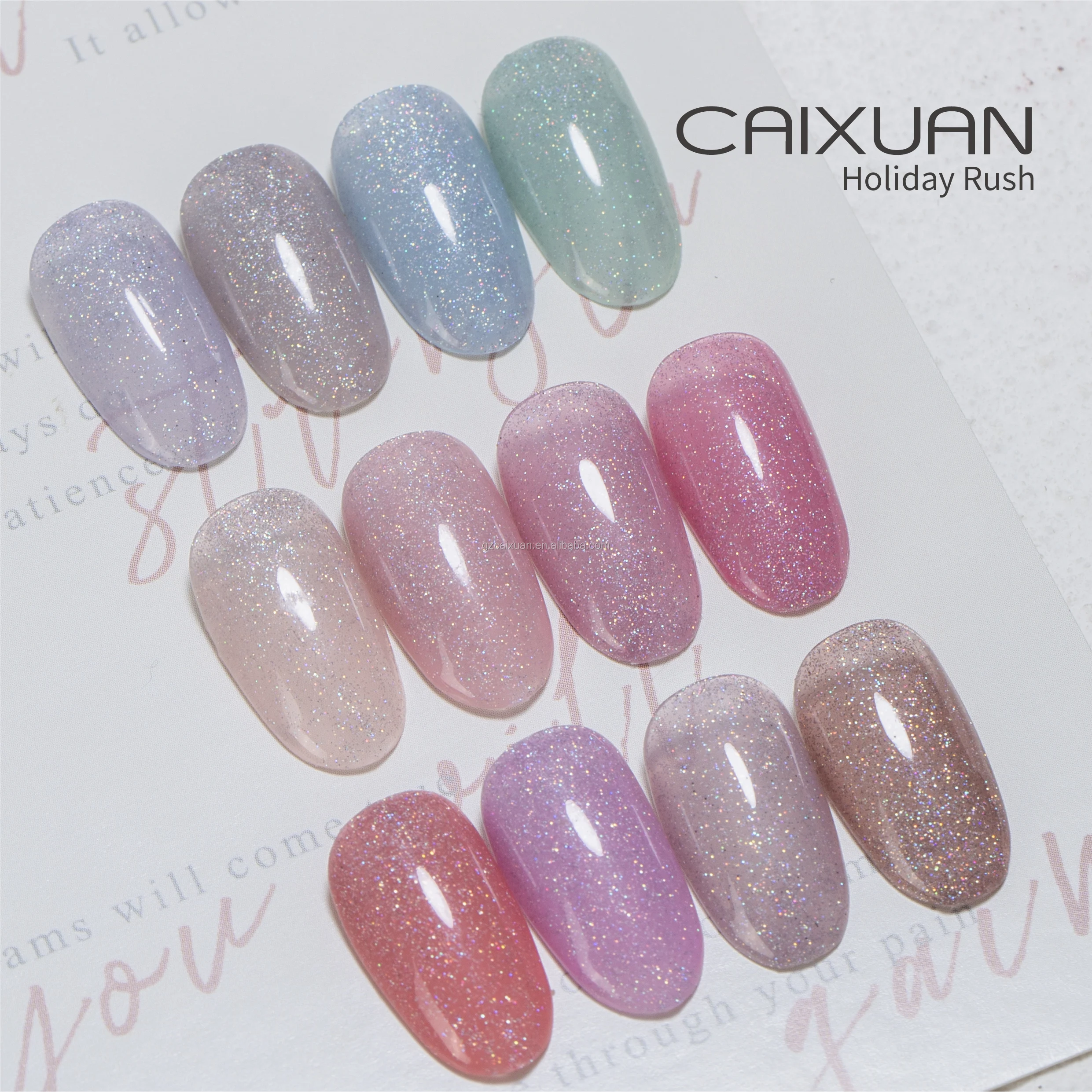Holiday rush professional UV gel polish nail gel varnish color