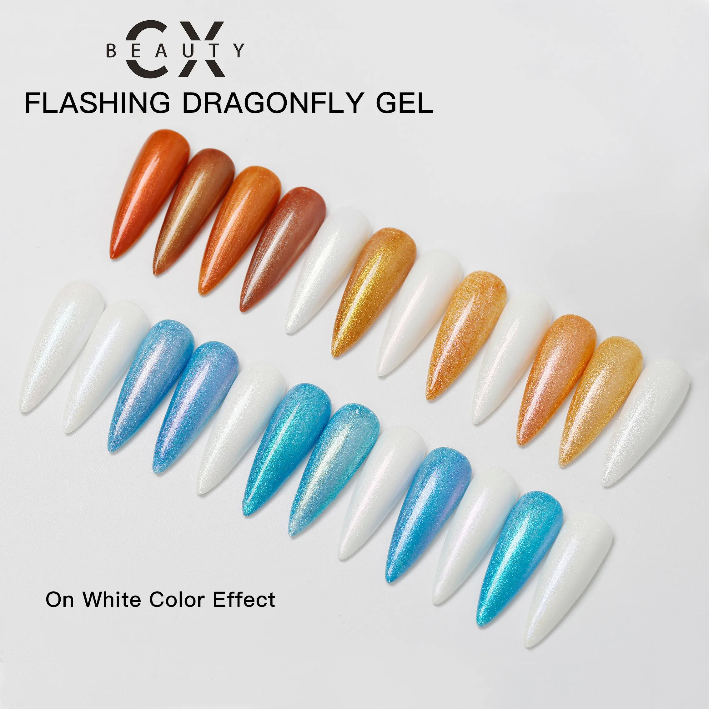 UV GEL nail product OEM 24 colors Shiny Color gel polish for professional nail supplier