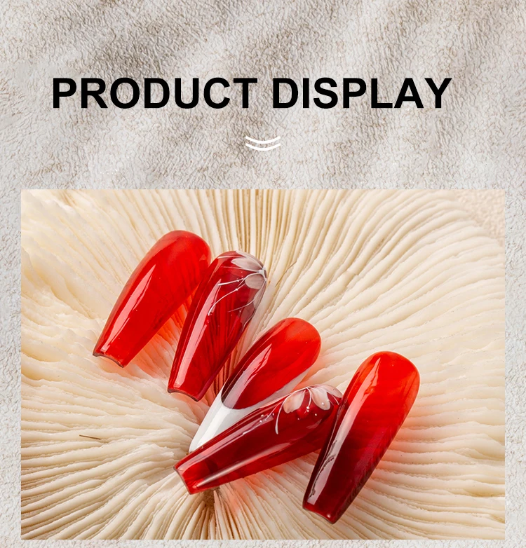 Free Samples Glass Gel OEM/ODM Wholesale Amber Gel UV Gel Polish