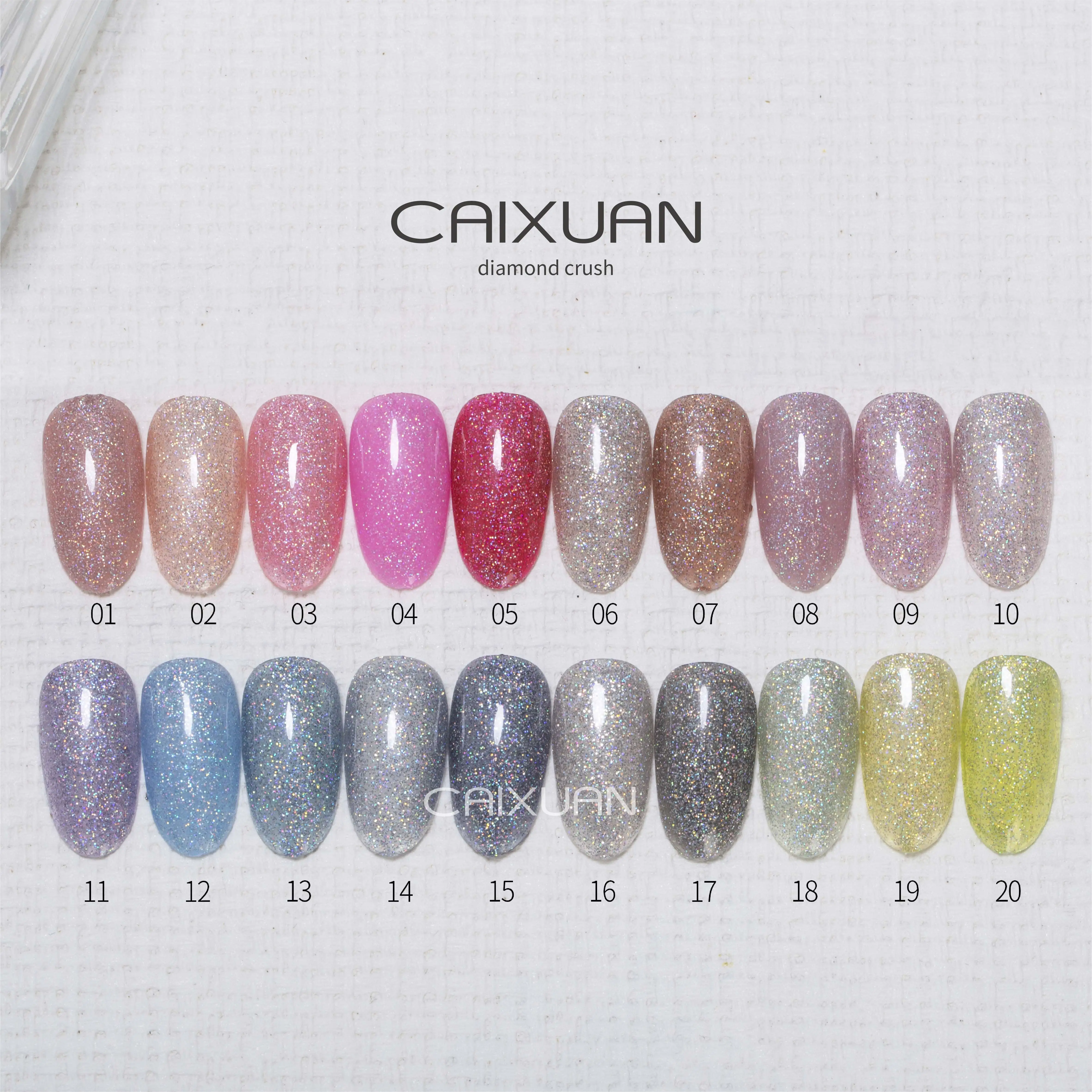 Wholesale Price Diamond Crush Gel Disco Gel UV/LED Free Sample