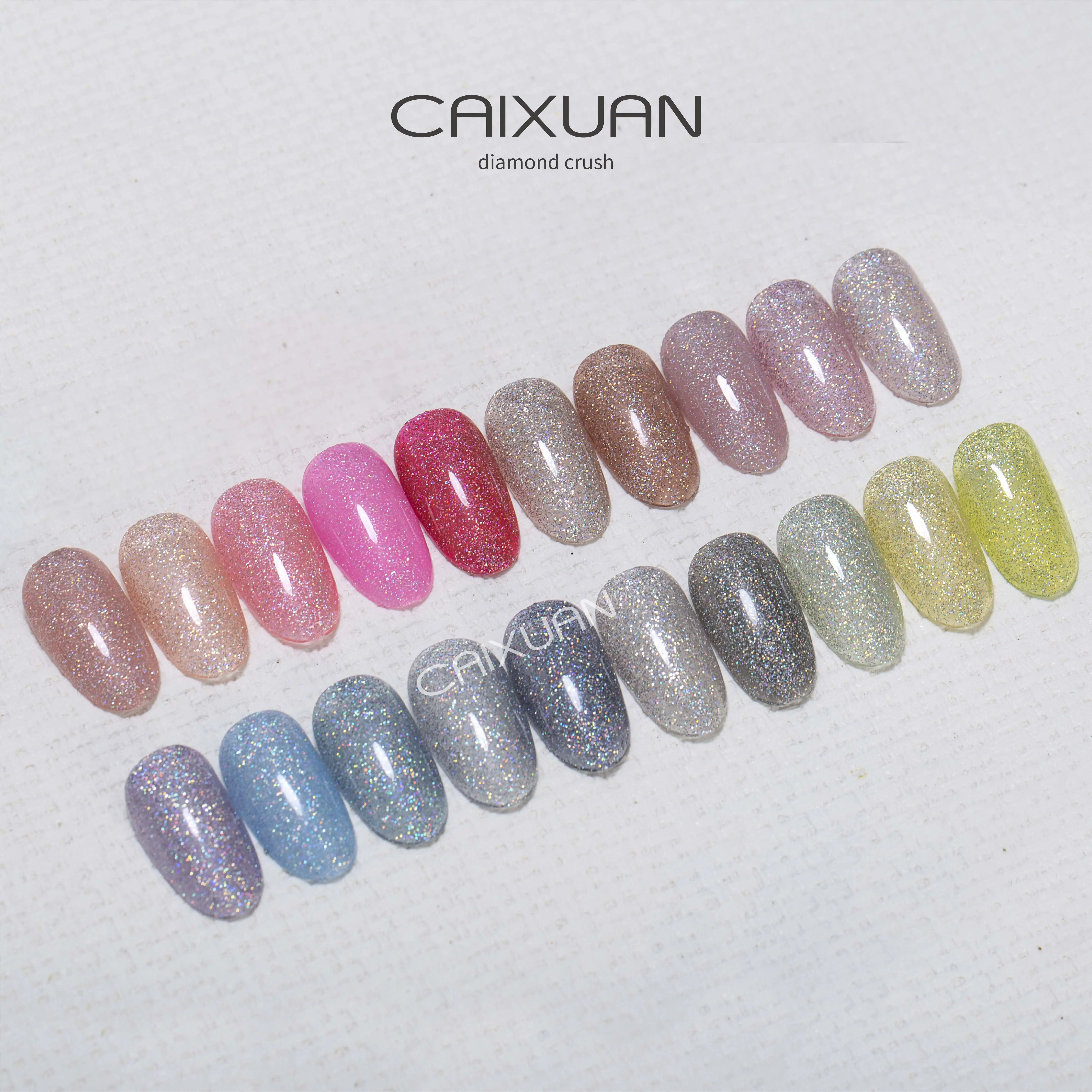 Wholesale Price Diamond Crush Gel Disco Gel UV/LED Free Sample