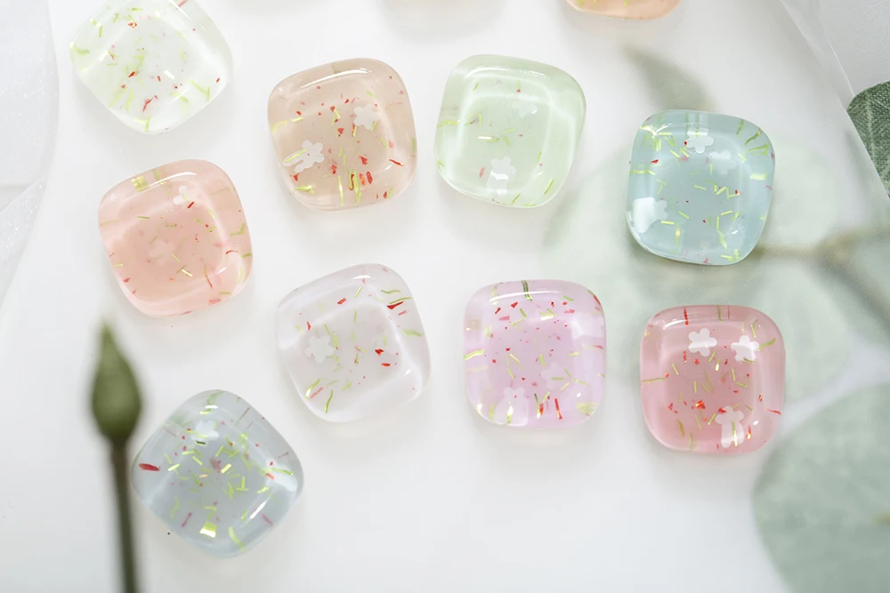 CX BEAUTY new arrival a acre of flower gel flower chips uv gel for nail art