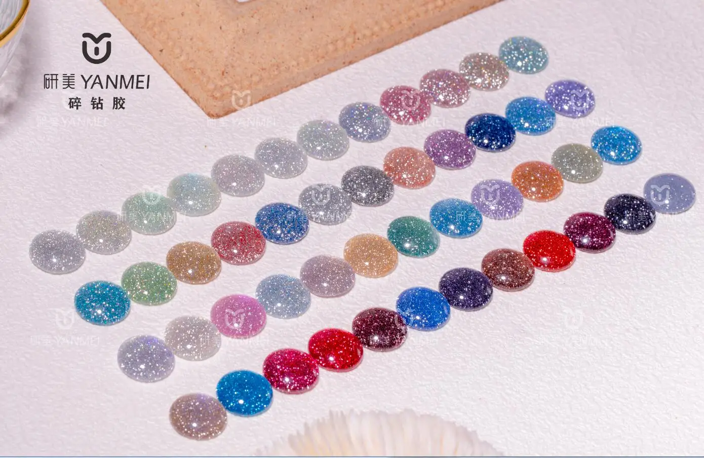2021 New Arrival Glitters night Diamond color Nail Gel Polish Private label OEM 48 colors 15ml