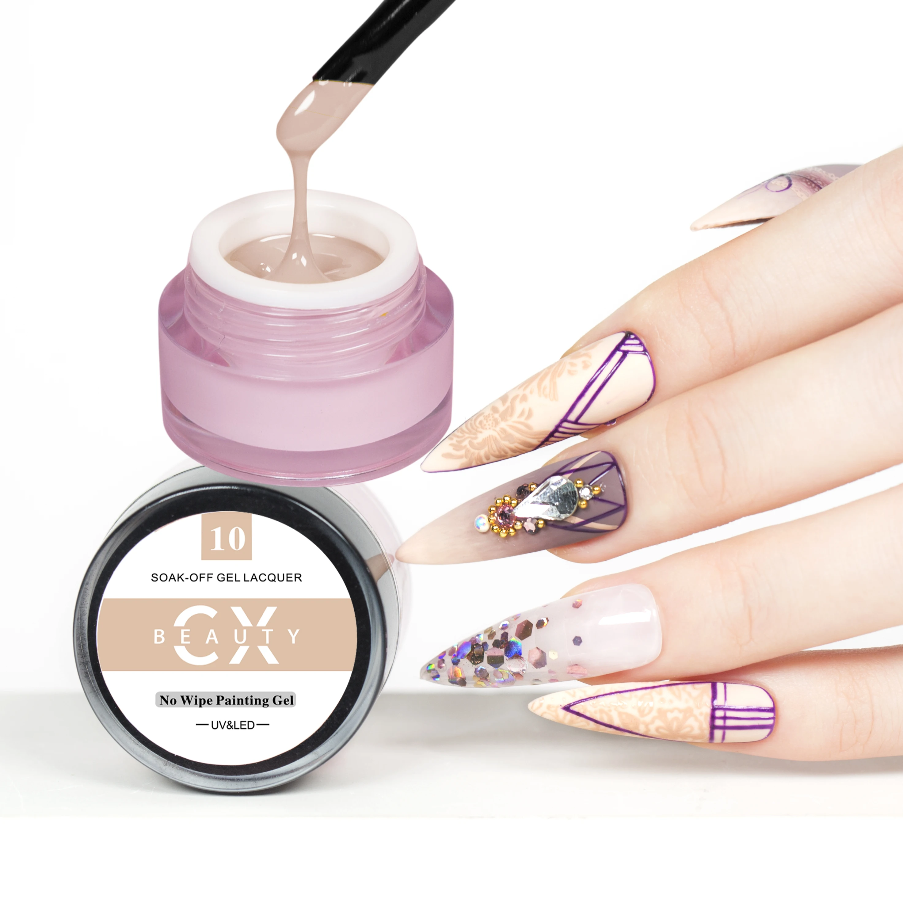 painting gel soak off uv gel no wipe high quality low price esmalte en gel
