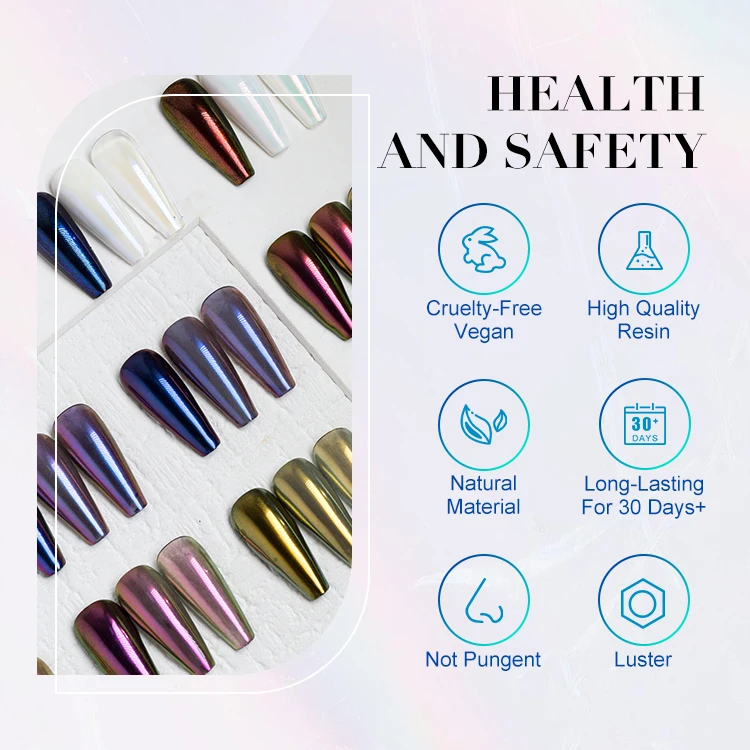 Free Sample Magic Mirror Chrome Liquid 18 Colors High Pigment Gel Polish