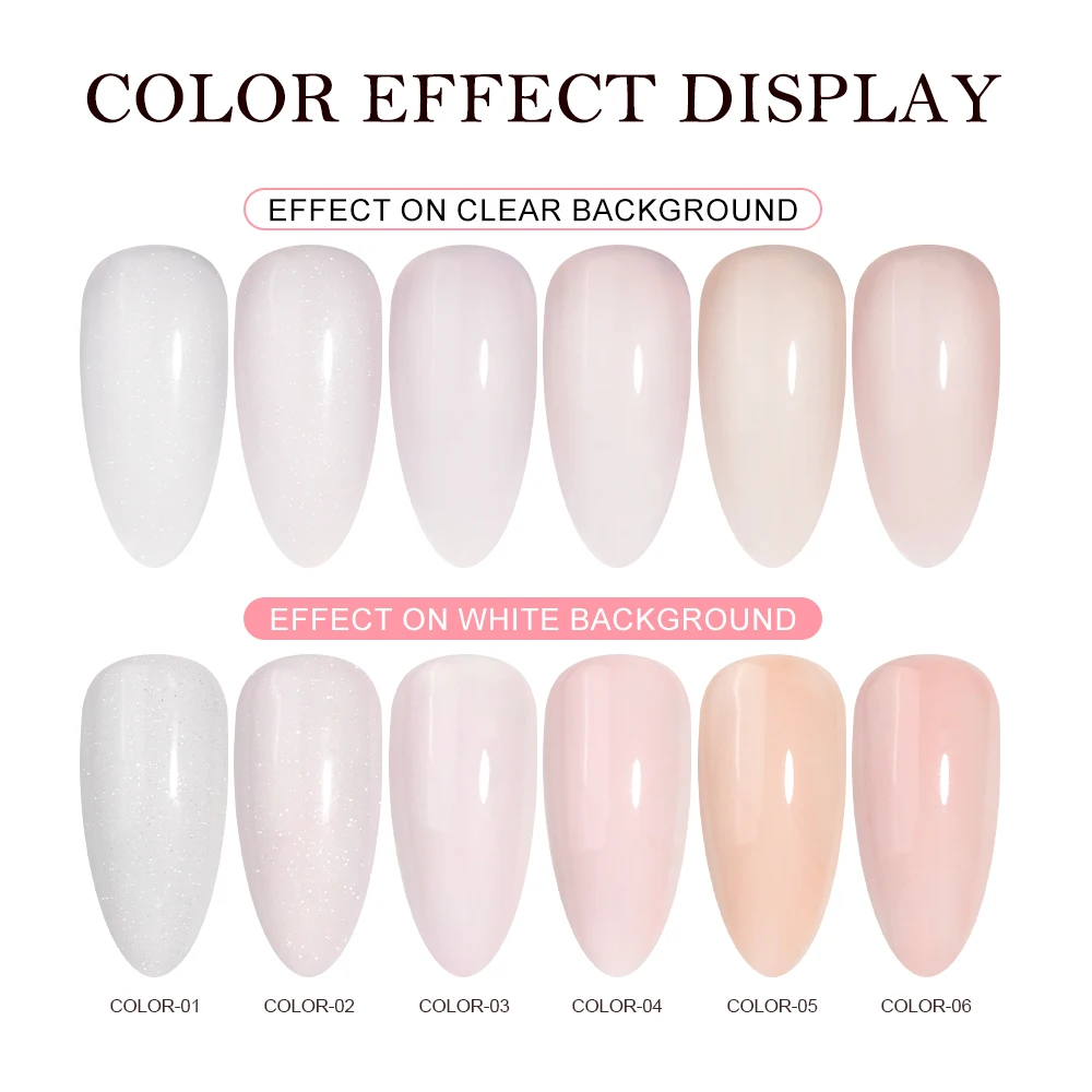 Nails Wholesale Functional Gel No Wipe Nude Top Coat Nail Art