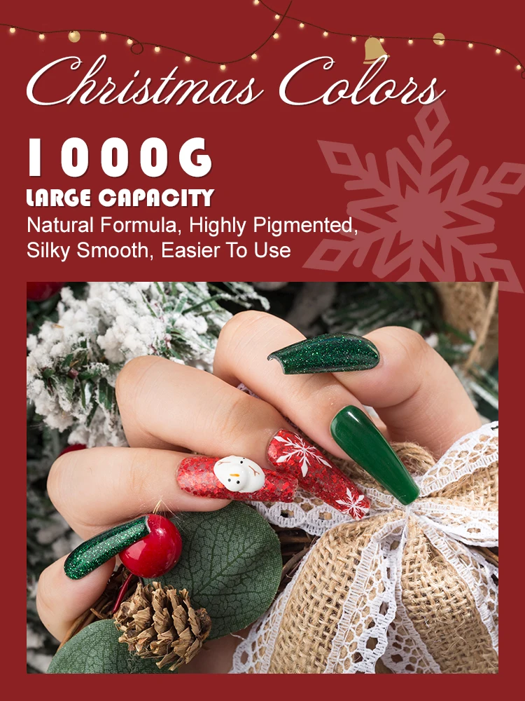 Hot Selling Christmas Colors Wholesale Price 1kg/5kg Bulk Package