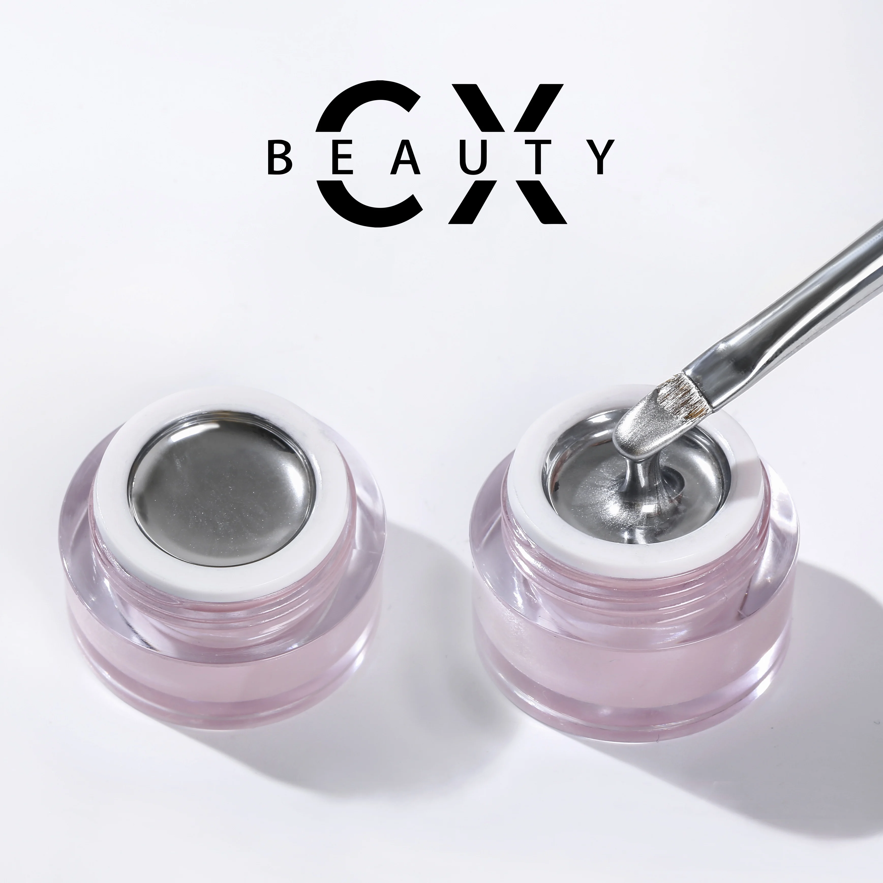 CX BEAUTY OEM private label Metallic paint gel uv gel polish for nail art 8ml