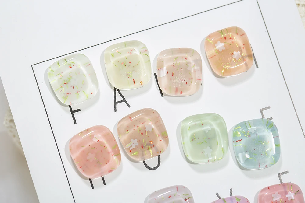 CX BEAUTY new arrival a acre of flower gel flower chips uv gel for nail art