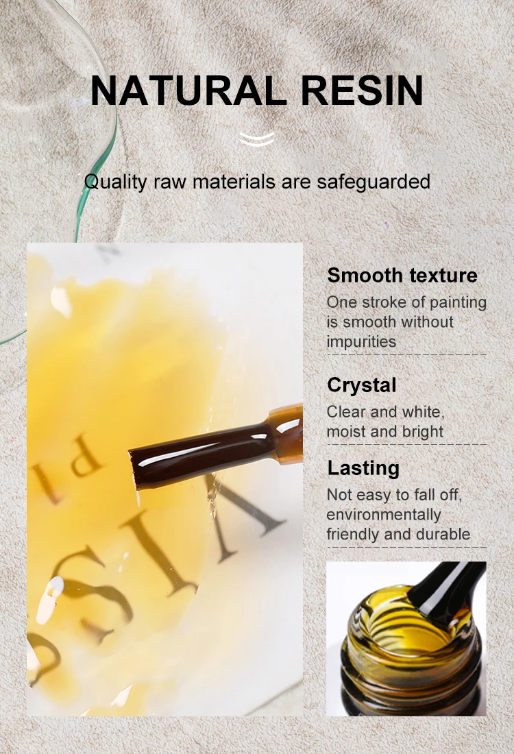 Free Samples Glass Gel OEM/ODM Wholesale Amber Gel UV Gel Polish