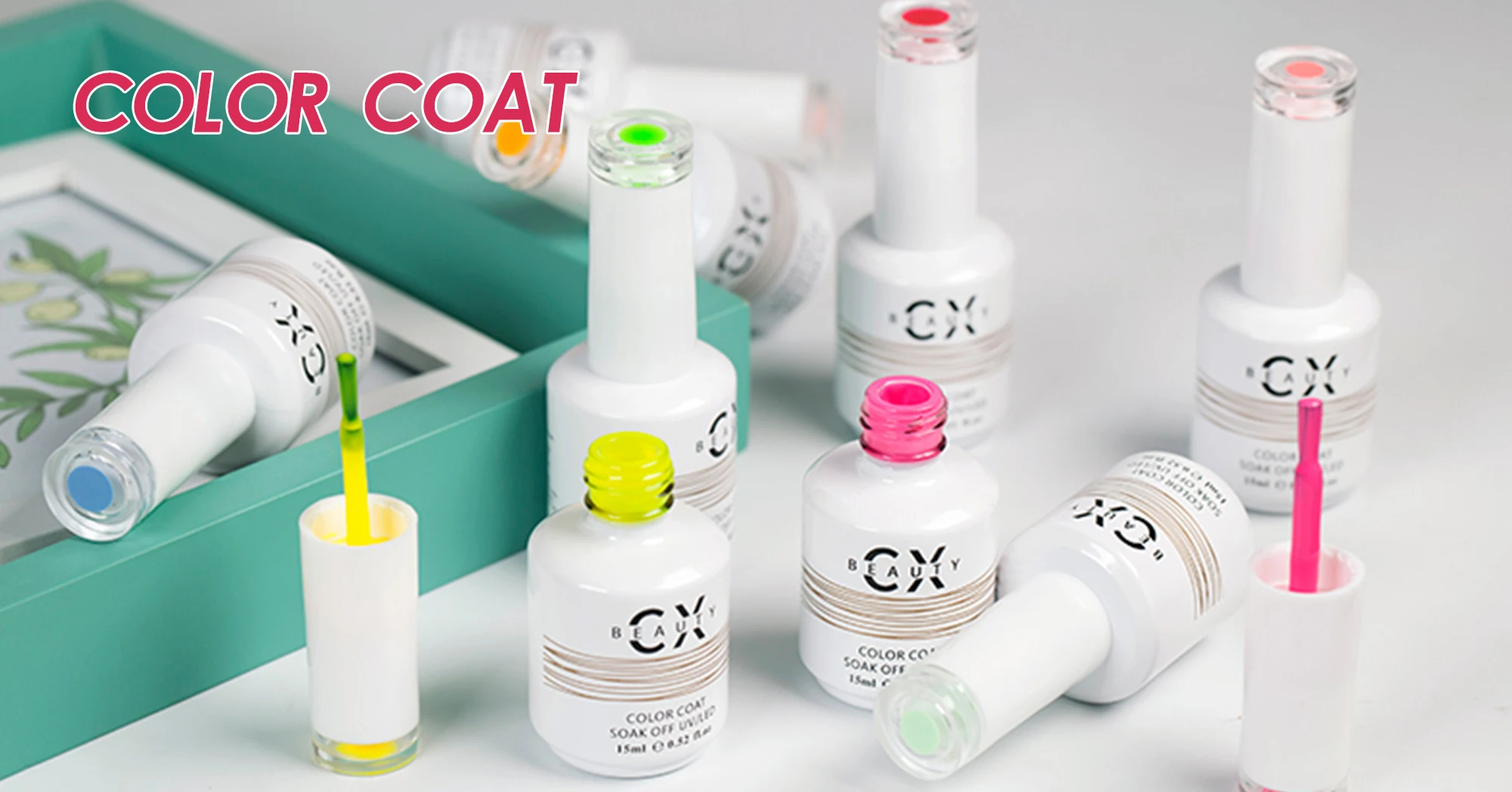 CAIXUAN UV gel factory free samples led nail gel polish classic color gel polish color coat