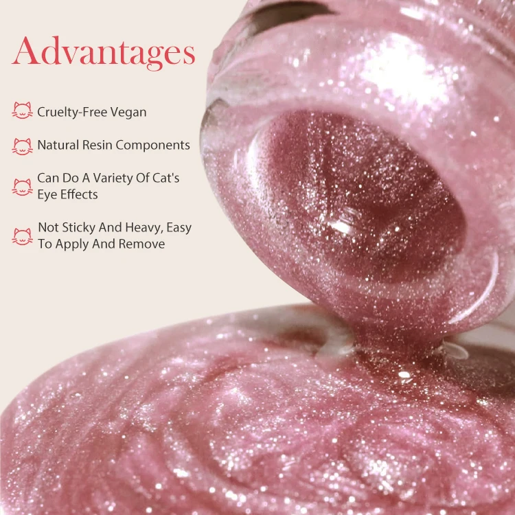 New Arrival Ripple Cat Eye Base Gel OEM/ODM Rubber Base Gel
