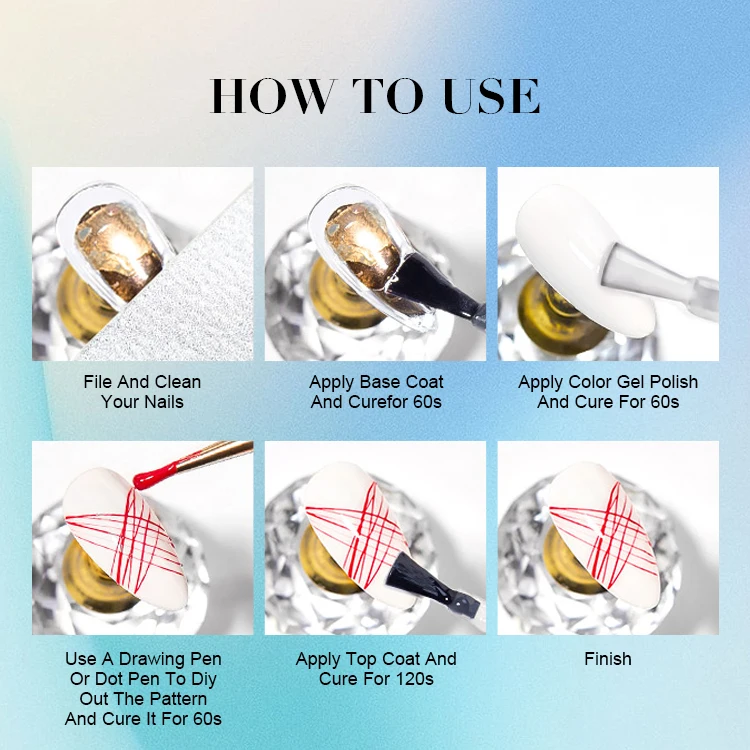 Hot Sale Spider Gel Glow In Dark nail art gel polish nail supplies