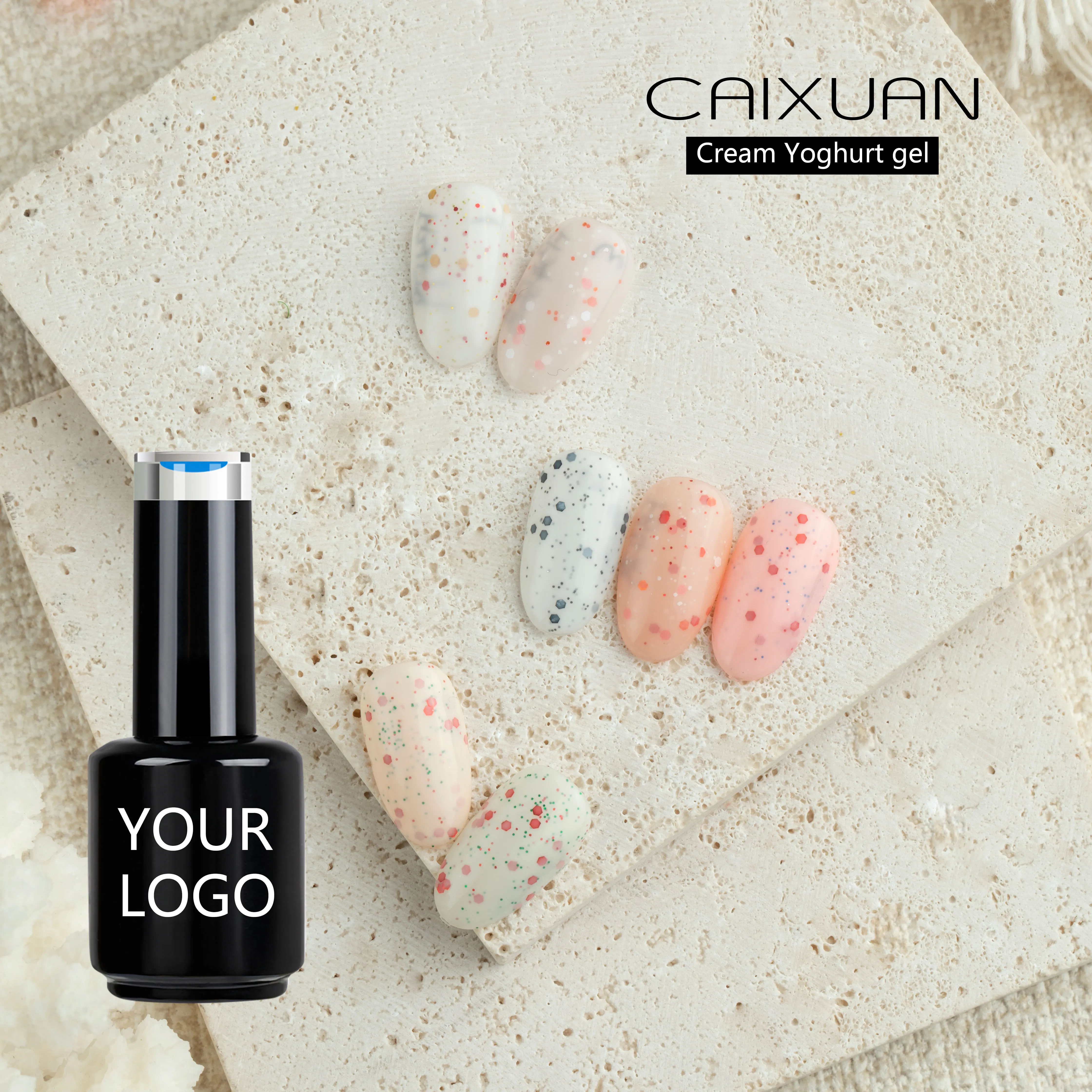 2022 new arrivals hot sell Customize cream yogurt gel Professional Soak Off Gel Nail Art Polish
