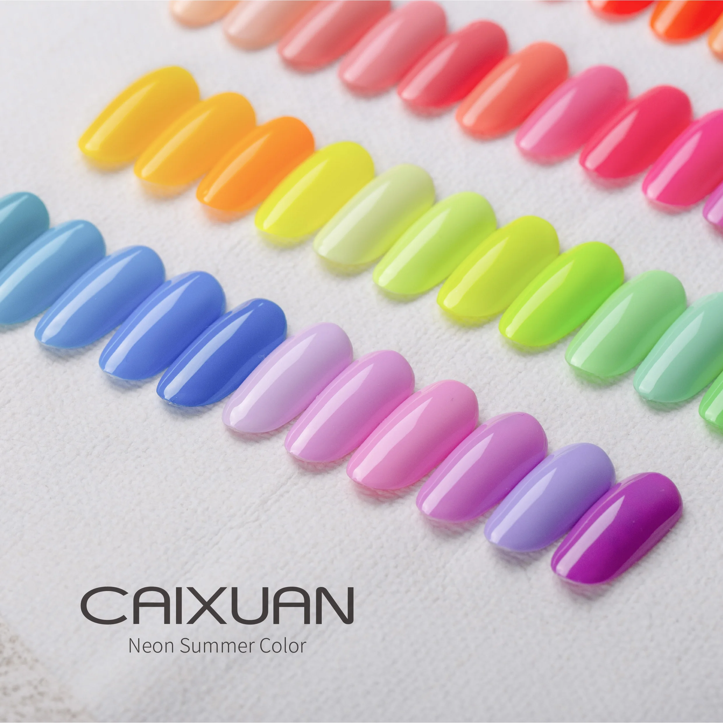 Free Samples Neon Summer Color Gel Easily Soak Off Nail Gel Polish