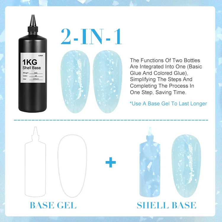 Nail Wholesale Shell Base ODM/OEM Wholesale Rubber Base