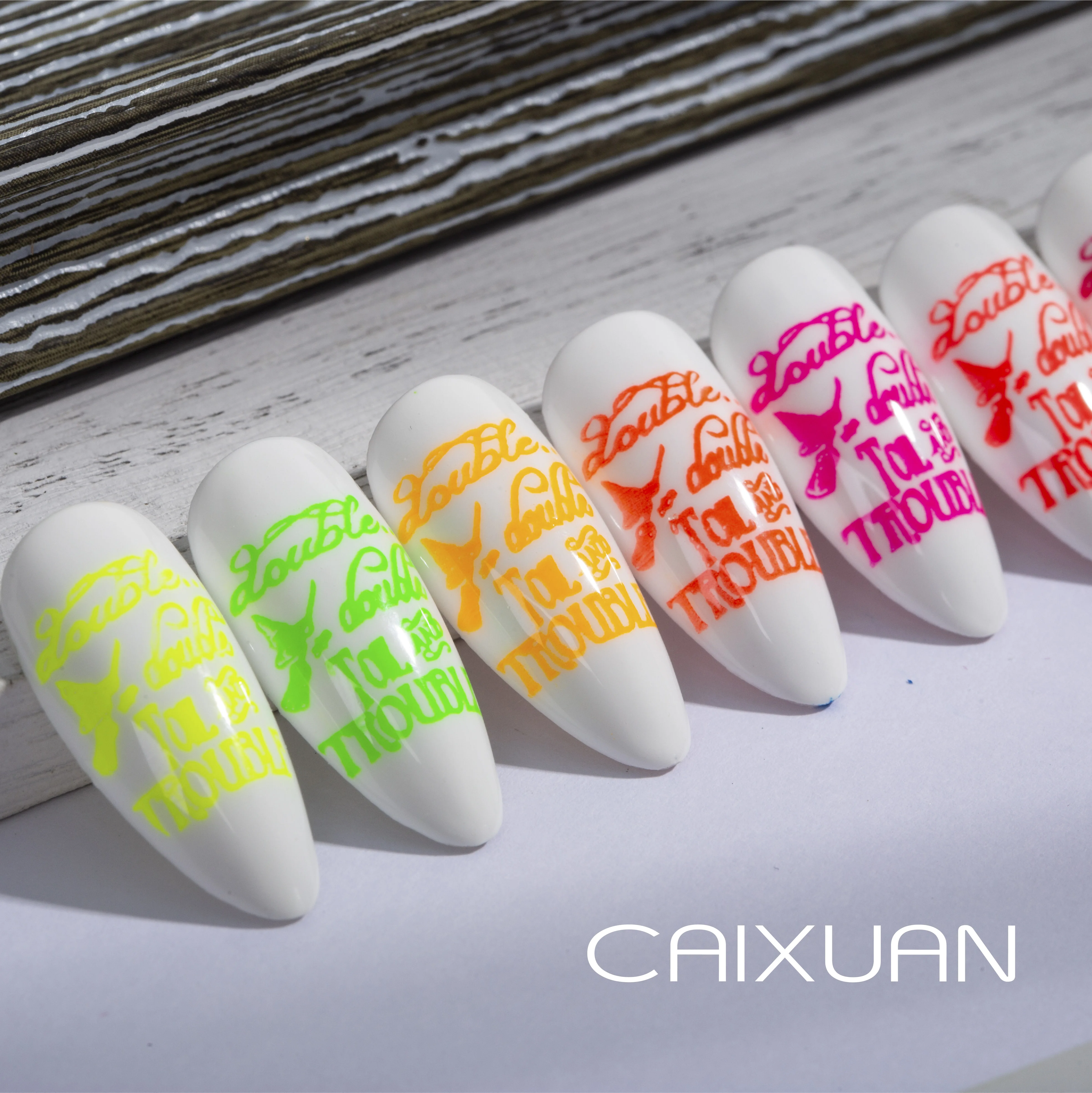 Wholesale Neon Stamping Gel Neon Painting Gel 2 in 1 Gel Polish