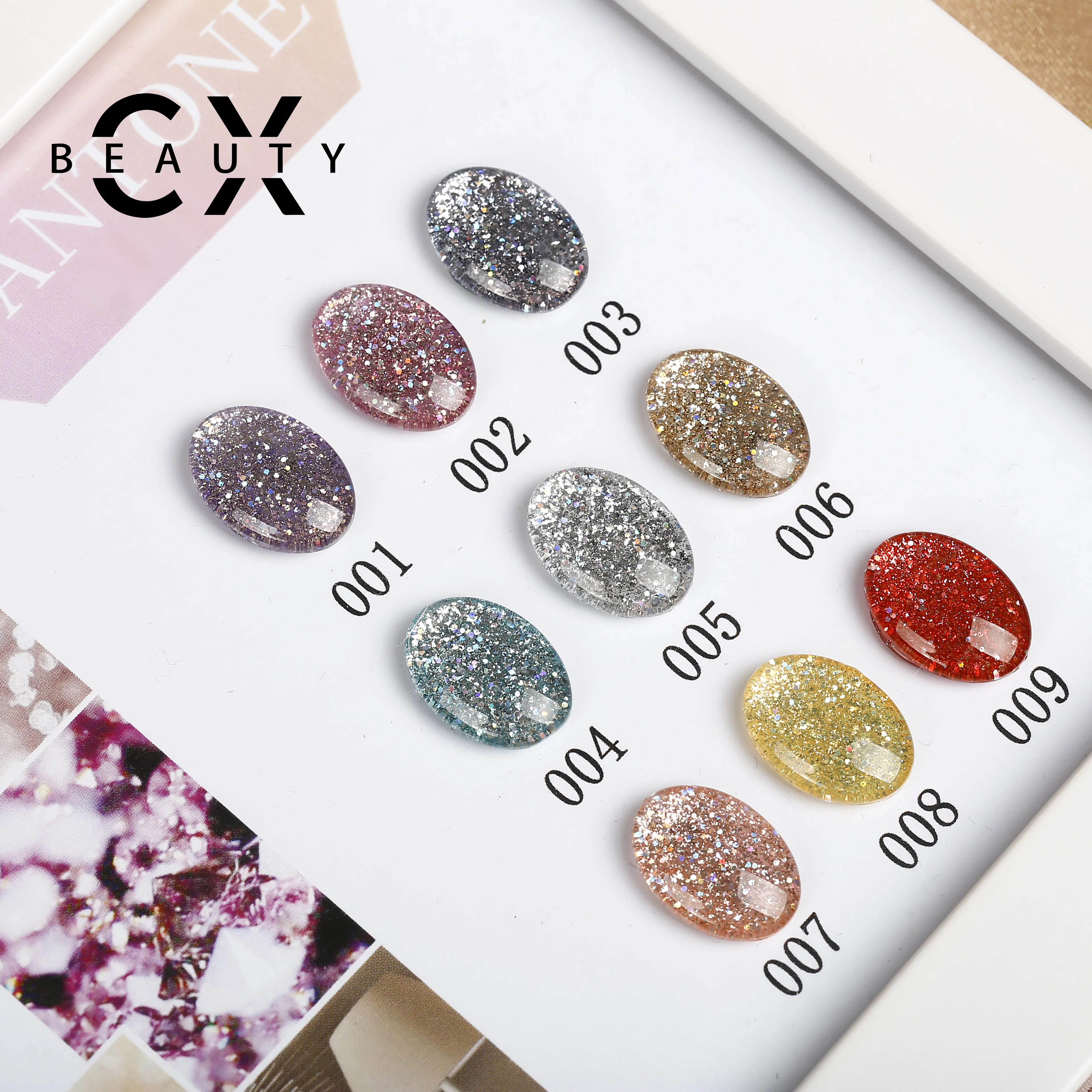New Fashion Product With Glitter Super Shiny Effect Magic Platinum Gel For Nail Salon Without HEMA