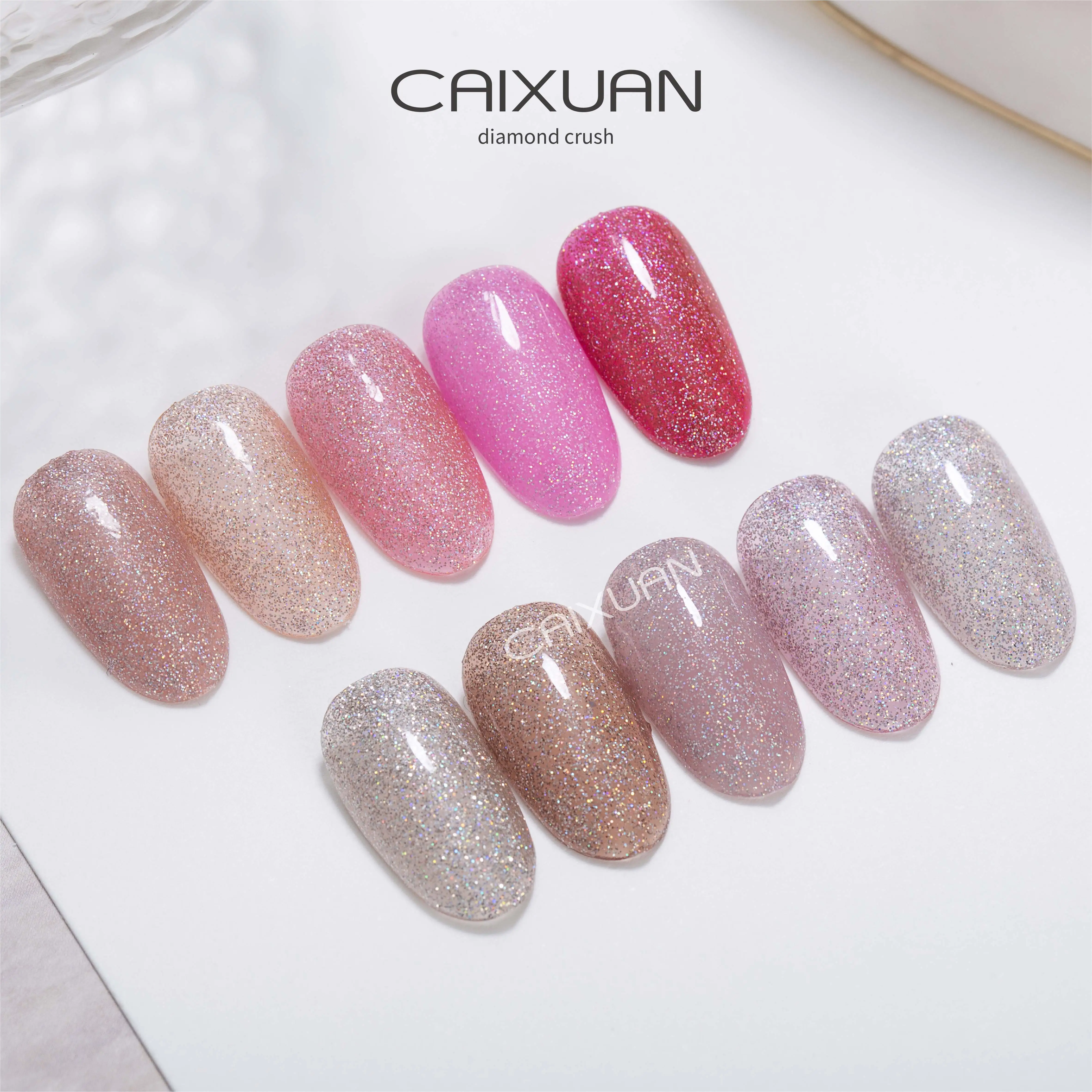 Wholesale Price Diamond Crush Gel Disco Gel UV/LED Free Sample