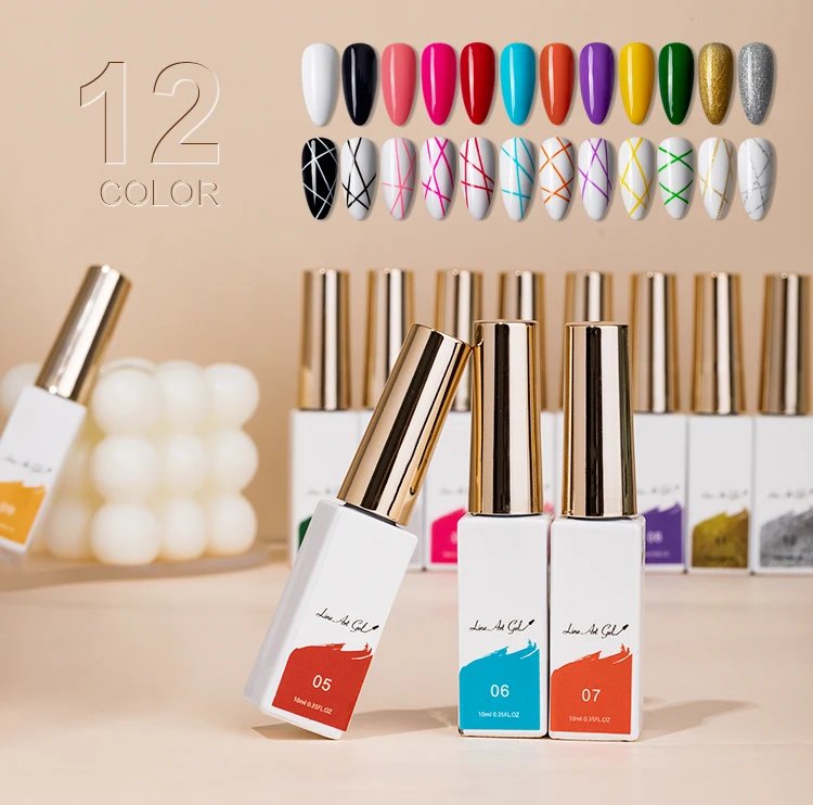 Customized Liner Art Gel OEM/ODM Wholesale UV Gel Polish for Nail Art