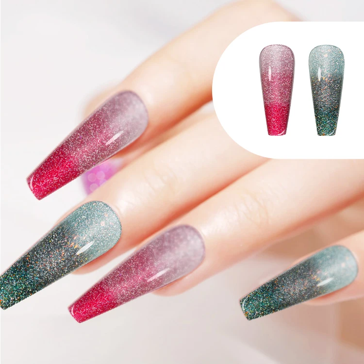 Nail Supplies Mood Change Disco Gel Reflective UV Gel Polish OEM/ODM