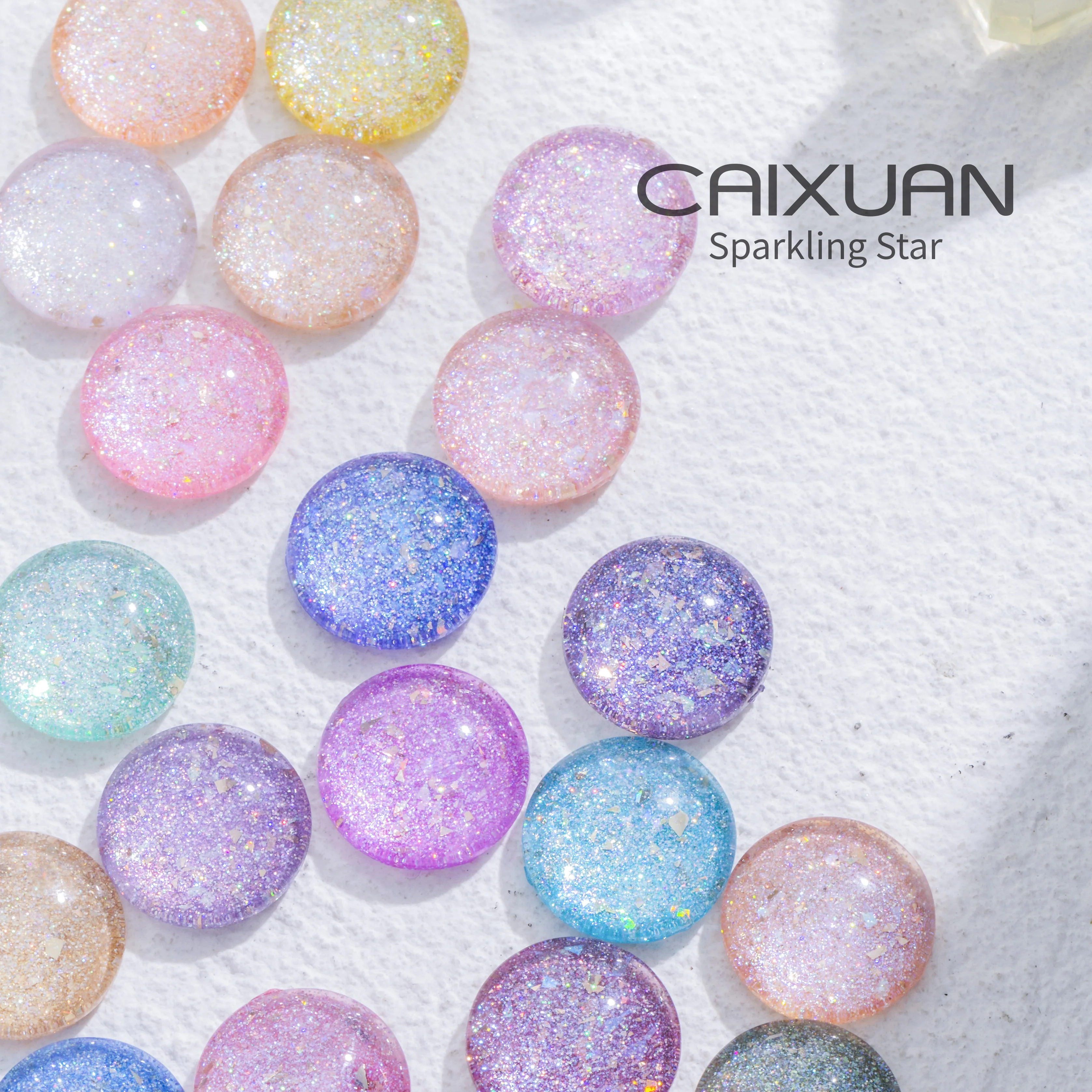 CX Beauty Sparking Star Gel 24 Colors Soak Off Nail Supply