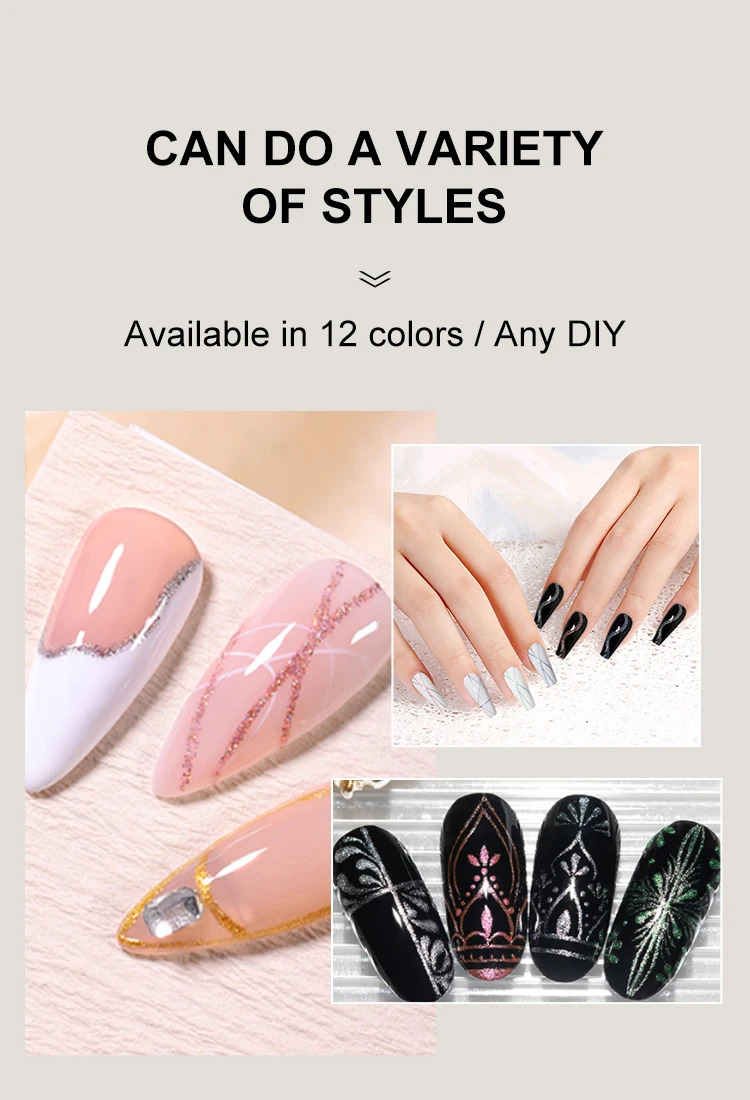 Caixuan Platinum Liner Art Gel OEM/ODM Wholesale UV Gel Polish