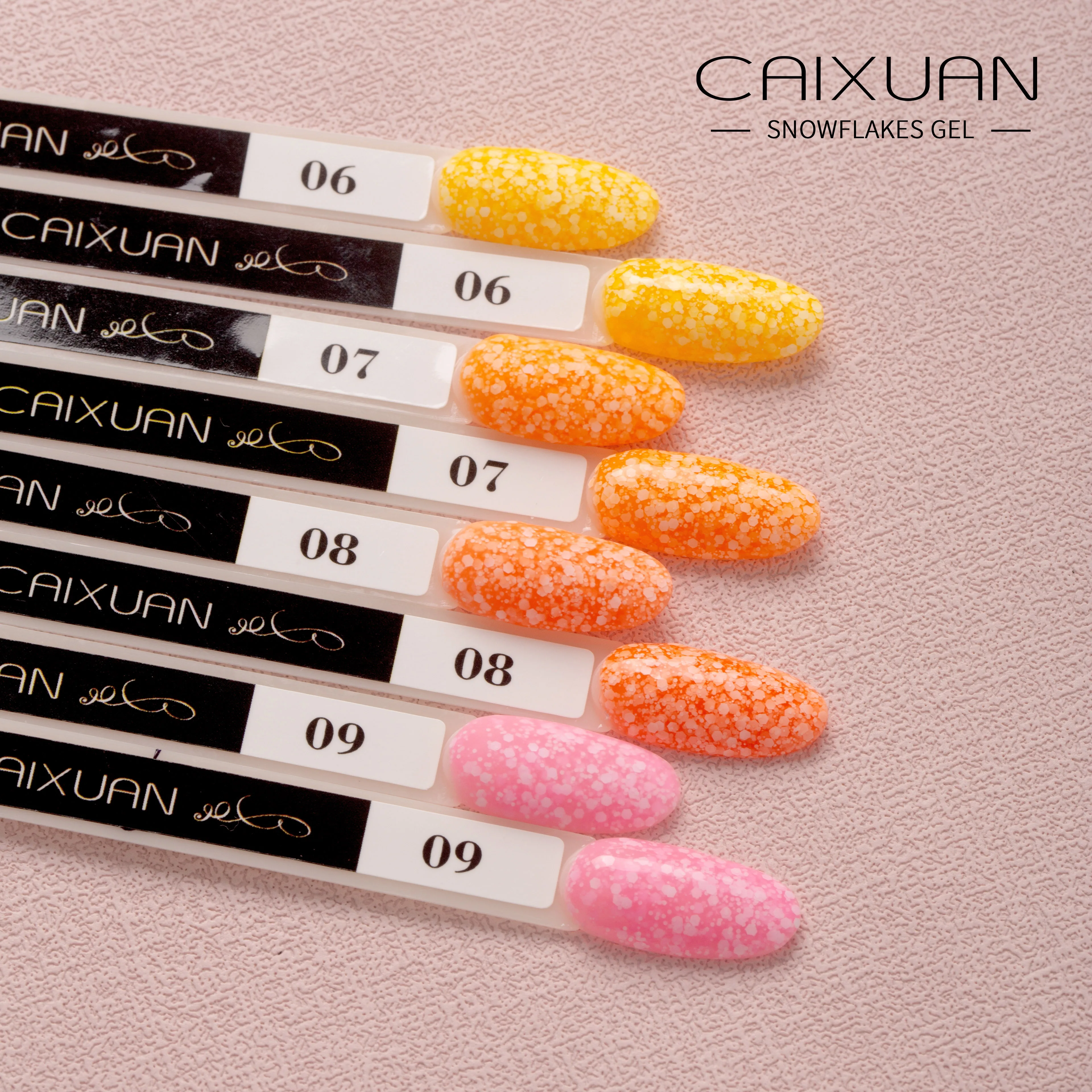 customize bulk snowflakes uv gel for DIY nail art painting