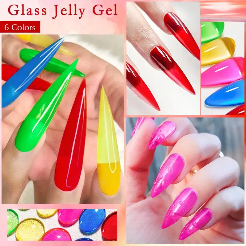 CAIXUAN Summer color Jelly gel New Arrivals Best Gel Polish ICE Nude Pink Skin Color