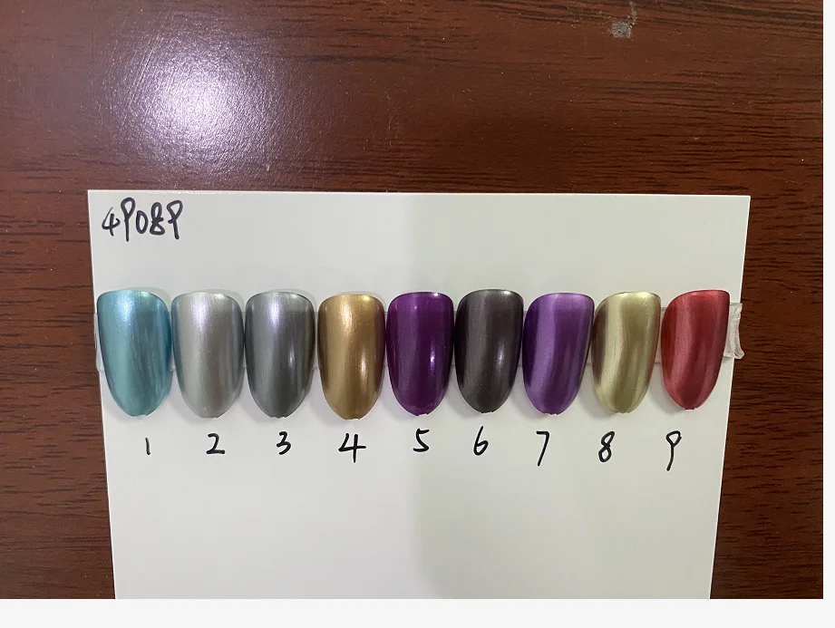 private label metallic and mirror effect gel 15ml chromed nails metallic nail gel