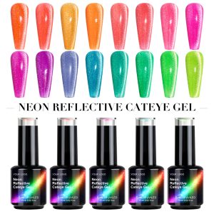 Neon reflective cateye gel