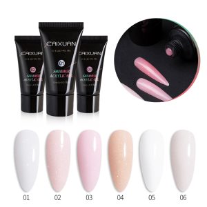 Shimmer poly gel