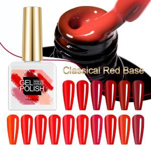 Classical red rubber base gel