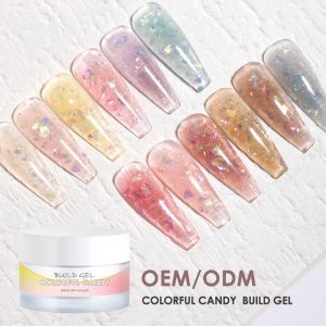 colorful candy builder gel