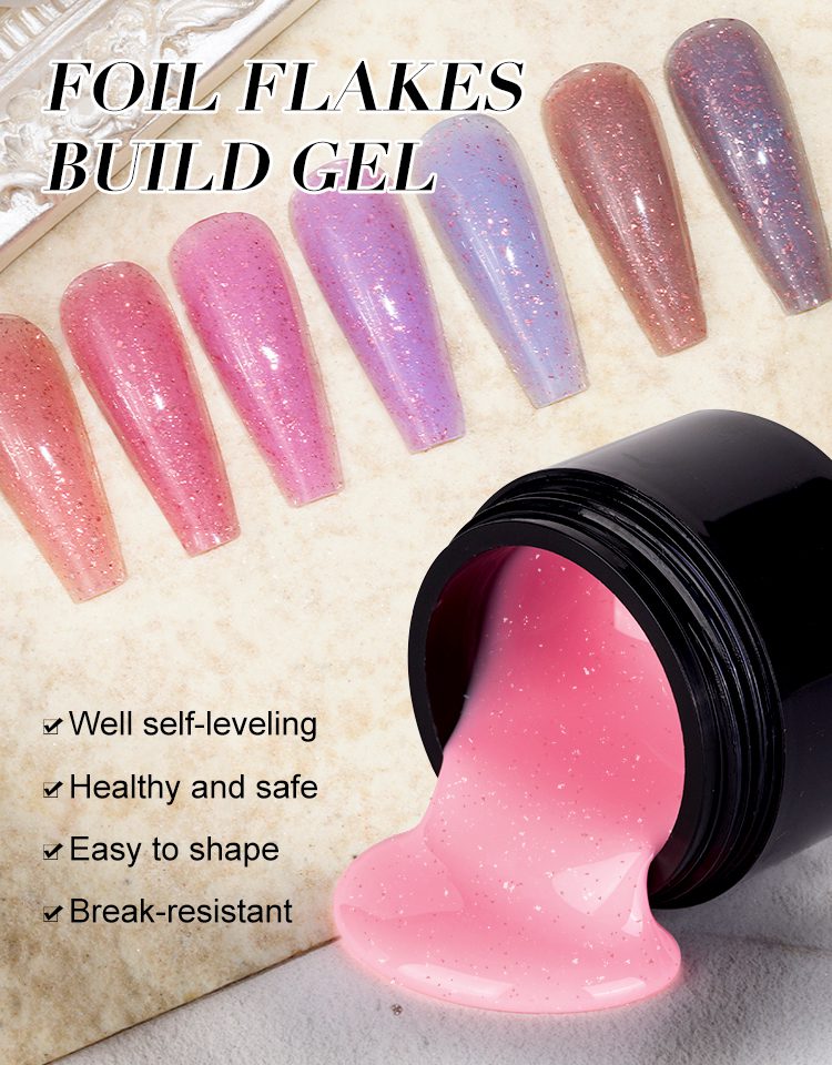foil flake builder gel