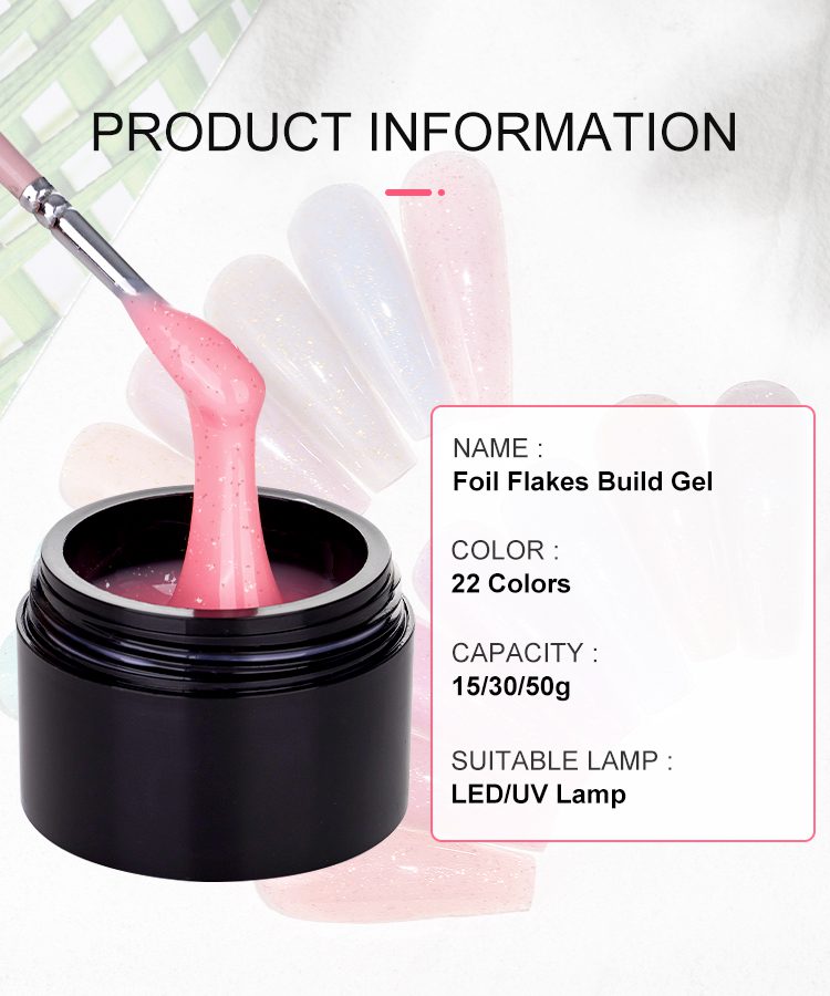 foil flake builder gel