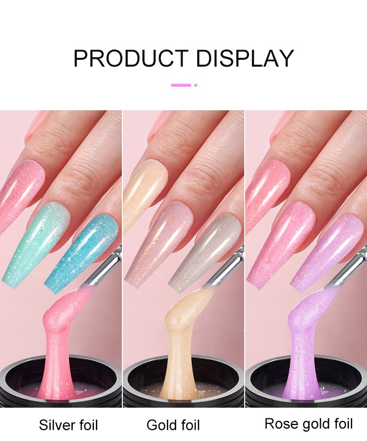 foil flake builder gel
