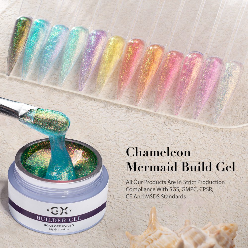 chameleon mermaid builder gel - Caixuan