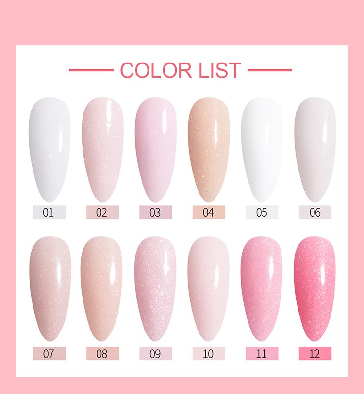 shimmer poly gel