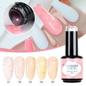 Yogurt rubber base gel