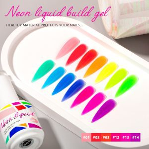 caixuan neon liquid builder gel