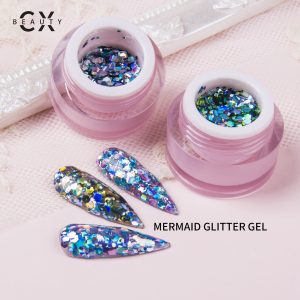 Mermaid glitter gel