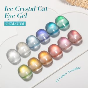 Ice Crystal Cat Eye Gel Polish