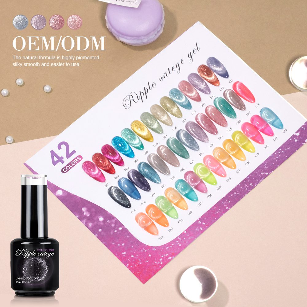 ripple cat eye gel polish