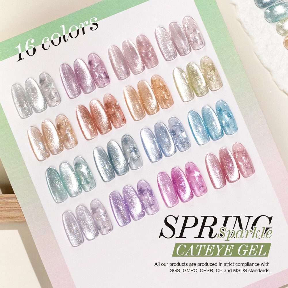 Spring Sparkle Cateye Gel
